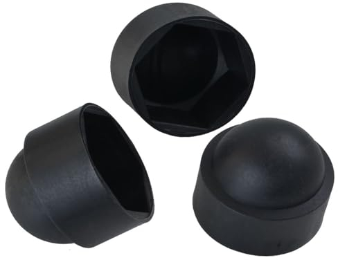 1000 Stück Sechskant Schutzkappe M5 - Schlüsselweite 8mm, Farbe schwarz - Abdeckkappen