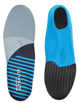 Sof Sole Ultra Lite Insoles - Leichte orthopädische Einlagen, Fußgewölbestütze, stoßdämpfend, atmungsaktiv, ideal für Laufen, Gehen & Arbeitsschuhe