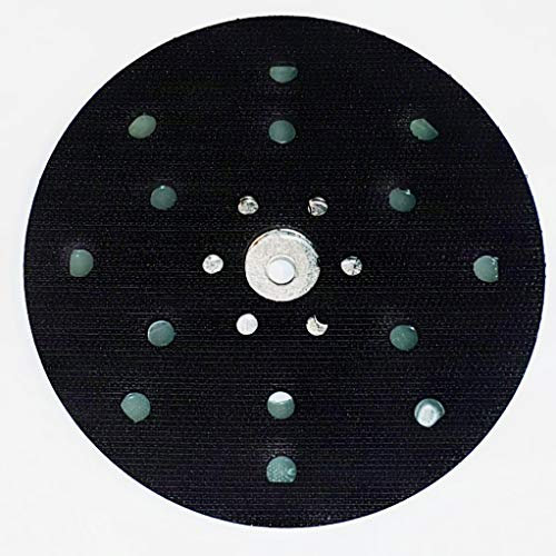 Bermaro Multi-Loch Abranet Klett Schleifteller 150mm 5/16' M8 (FESTO) WEICH/SOFT 120er Fein Vlies 150mm x 75mm x 14mm, Kompatibel mit Winkelschleifmaschine, Tischschleifmaschine