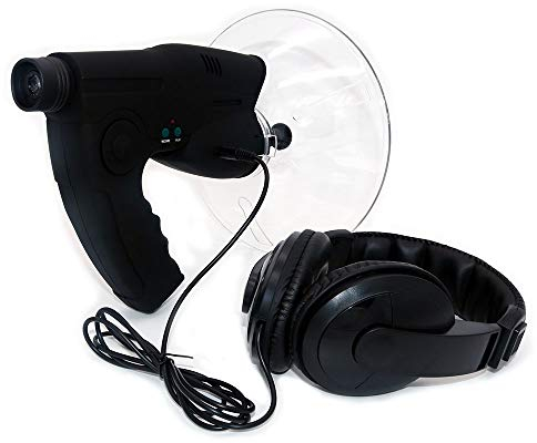 NUZAMAS Parabolantenne Richtmikrofon, Monokulares X8-faches Fernhören, Teleskop zum Abhören von Vögeln, Bush Walking, Jagd, Angeln, Camping-Werkzeuge