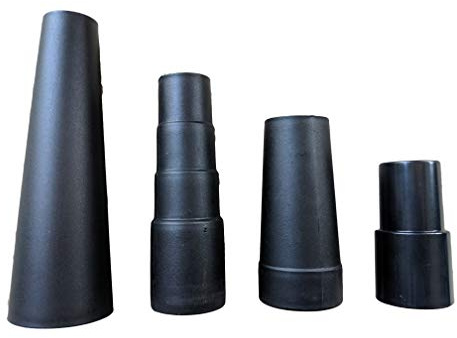 Vacuum Hose Adapter Kit Vac Reducer Attachment Vacuum Cleaner Hose Adapter Dust Collection Connector Fits 1 1/16 To 1 3/4 in, Use With Central Vac Accessories 4 Pieces