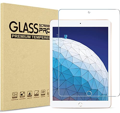 ProCase Protector para iPad Air 3.ª Gen 2019 / iPad Pro 10.5 2017, Vidrio Cristal Templado Screen Protector para iPad 10.5 Pulgadas