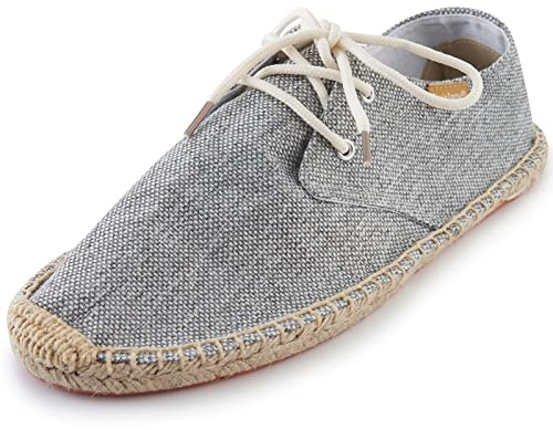 Alexis Leroy Lacets, Espadrilles Homme Gris 45 EU