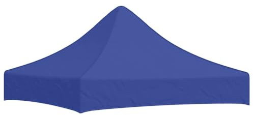 vidaXL Partyzelt Dach UV-beständig Wasserbeständig Ersatzdach Dachplane Zeltdach Ersatz Dach Plane für Gartenzelt Pavillon 2x2m Blau 270g/m²