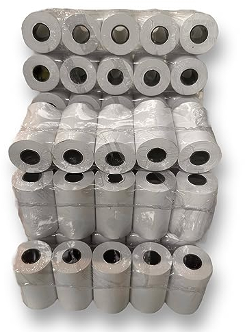 100 EC Thermorollen unbedruckt 57mm x 14m x 12mm Rollendurchmesser 35mm
