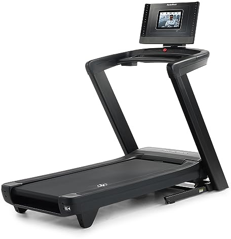 NordicTrack Commercial Laufband für Zuhause, Klappbar, Touchscreen mit 10.000+ Trainings über iFIT-Platform, -3% bis 12% Steigung & 20 km/h, Smart Fitness für Zuhause