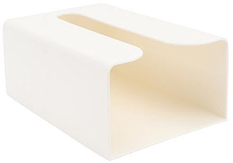 Wand Taschentuchspender aus Kunststoff in Weiß, Spurlos