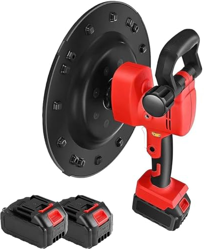 Lakenbroade Lucidatrice per Lisciare Le pareti con cazzuola elettrica, Kit per lucidatrice per pareti con cazzuola 3800W Malta cementizia per pareti, Regolazione a 6 velocità (200/min)