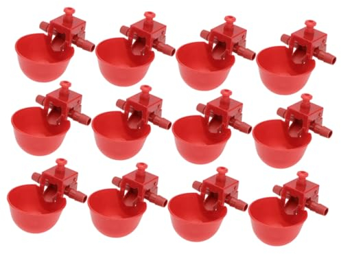 FONDOTIN 12stücke Pigeon Water Dispenser Einstellbare Wassermenge Für Vögel Praktischer Wasserspender Für Tauben Papageien Und Andere Haustiere Design Einfach Zu Bedienen