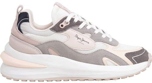 Pepe Jeans Zapatillas para mujer Winslow Sweet PLS60037 de la talla 37 en color SMOKE_GREY