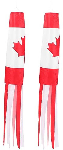 OFFSCH 2 Stück Filigrane Windsack-Dekorationen Hängende Windsack-flaggen Für Garten Outdoor Deko