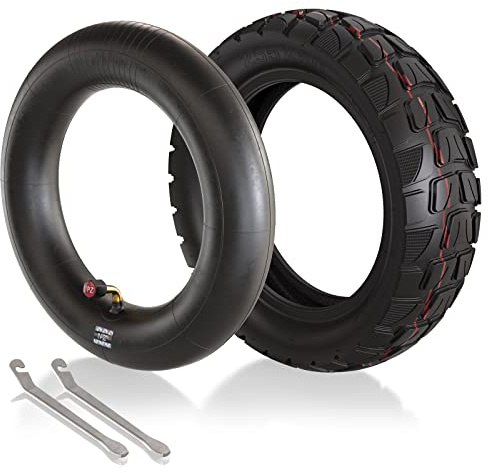 1PZ ULN-6SV 10 Inch Scooter Tyre and Inner Tube 255x80 10x3 Off Road City Road Tire Inner Tube Inflatable Rubber tyre for Electric Scooter Zero 10X Zero 10