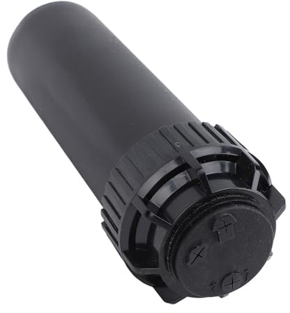 Aspersor Telescópico con Interfaz de Rosca Hembra G3/4, Aspersor Enterrado de Elevación Automática Ajustable de 40°-360°, Cabezal de Aspersor Retráctil, para Riego de Puentes de