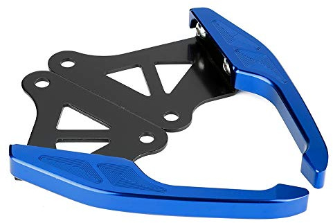 Kit Guida Maniglia G Posteriore Passeggero Universale in Alluminio per Moto Pil G Bar per Barra G Posteriore Pil Kit Maniglia Barra G Posteriore Passeggero Pil (BLUE)