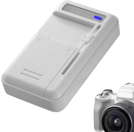 Cargador de batería para cámara | Adaptador de carga de cargador de cámara fotocargador tipo C cámara retro, adaptador de batería de protección contra sobrecargas