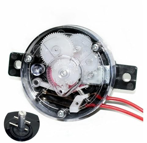 YINZHD 1PC Washing Machine Spin Dryer Tube 5Mins Timer 220V DXT5 180Degree 2-wire Timer Switch Mechanical Timing Knob(5min Timer with Knob)
