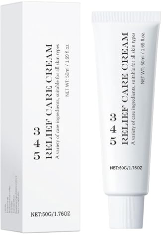 345 Relief Cream de soulagement, crème d'hydratation pour le visage, calmant et hydratant profond hydratant pour la peau grasse visage Crème