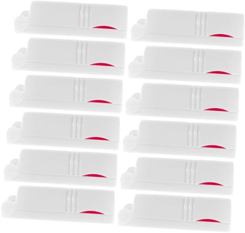KOMBIUDA 20pcs Mini Lint Roller Travel Portable Sticky Roller Pet Hair Remover for Clothes Sweaters Coats Compact Reusable Sticky Adhesive in Red