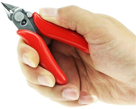 Gürtellocher for Leder, Lederlochzange, Ösenstanzer, drehbares Nähmaschinen-Taschensetter-Werkzeug (Zangengröße: 94 mm, Schneide: 6, Griffbreite: 68 mm)(Red)