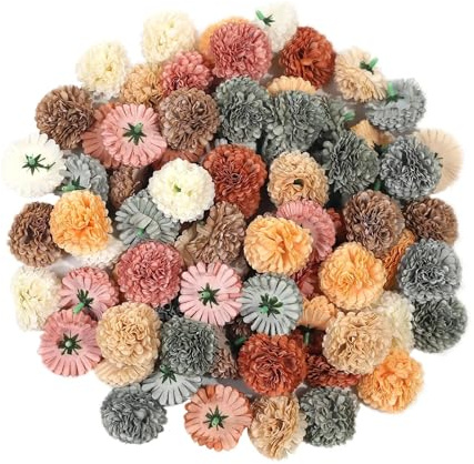 DUNSBY Ortensie Finte 5/10/20 pezzi 4,0 cm ortensia fiori artificiali testa for matrimonio festa casa decorazione accessori di seta(Mix,20Pcs)