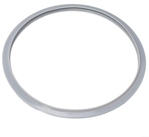 Junta de silicona para olla a presión de repuesto para anillo, sello de goma de alta para cocina de inoxidable, sellador elástico de tapa de olla, gris (24 cm)