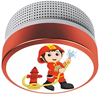 ELRO FS8110 Rilevatore di fumo - Vigile del fuoco di design per bambini - con batteria 10 anni - secondo EN14604