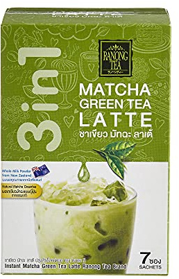 Ranong Tea 3 in 1 Latte Matcha Green Tea 7 Sachets 161 g