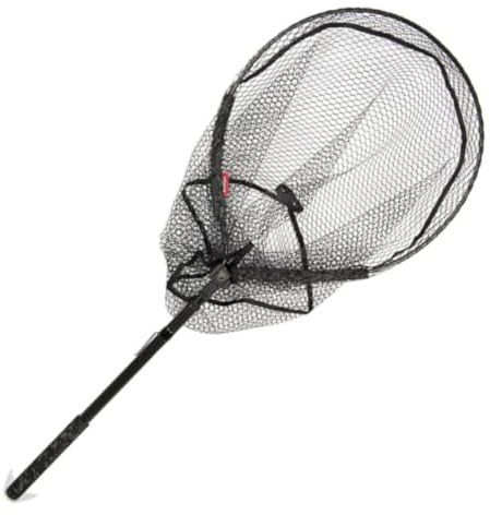 Fox Rage Street Fighter Carbon Street Net 50x60cm - Raubfischkescher zum Streetfishing, Kescher zum Spinnfischen, Unterfangkescher für Zander, Barsch & Hecht
