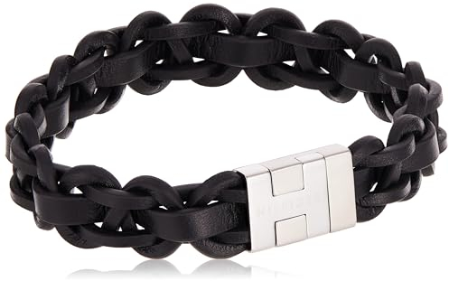 Tommy Hilfiger Jewelry Armband für Herren aus Leder Schwarz - 2790372