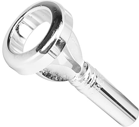 Posaunenmundstück-Trainer, Übungslippenbisskraft, Versilbertes Posaunenmundstück-Simulator-Werkzeug für Trompetenübungen