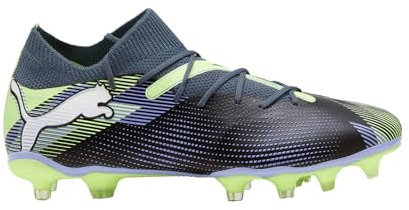 Puma Womens Future 7 Match Firm, tacchetti da calcio artificiali, Grigio Skies-puma Mela bianca frizzante, 6.5