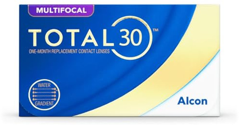 TOTAL30 Multifocal Monatslinsen | 3 Stück | BC 8.4 mm | DIA 14.2 mm | ADD LOW | +01.25 Dioptrien