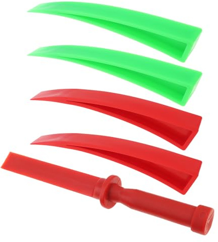 ePathChina 5PCS Car Door Window Curved Dent Repair Tools, Paintless Dent Removal Tool with Plastic Chisel Scraper for Car Body RepairBody Home Use