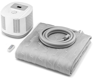 KOZ-E CoolSleep Matratzenauflage kühlend, Temperaturregulierende Matratzenauflage,Bett kühler, Kühl im Sommer, Ideal für warme Nächte