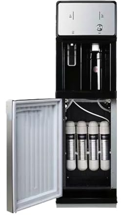 KANGSHOP Fuente De Agua De Pie con Alimentación De Red Y Filtración De 4 Etapas (Calor Y Frío, Temperatura Ambiente). Ideal For Gimnasios, Hoteles, Restaurantes, Cafeterías Y Oficinas.