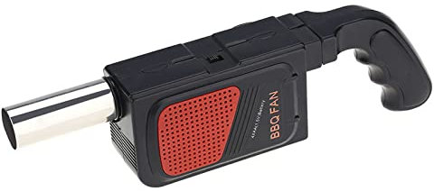 TICFOX Ventilatore per grill elettrico, Soffiatore Per Barbecue Portatile, Ventilatore elettrico portatile a mano per barbecue per campeggio all'aperto, picnic e barbecue
