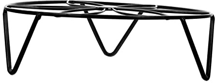 Happyyami Chic Iron Plant Stand Stylish Flowerpot Shelf for Indoor and Outdoor Decor Durable Metal Design Elevates Flowers for Use for Desktop Kitchen Display