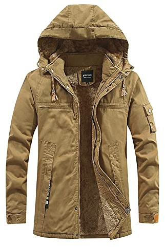 TOFOTL Impermeabile Pioggia Spolverino Tuta Pioggia Indumenti Giubbino Leggero Uomo Antivento Tattico Moto XXL degli Giacca Softshell Giacca Scooter Uomo Popolare 03-Cachi 3XL