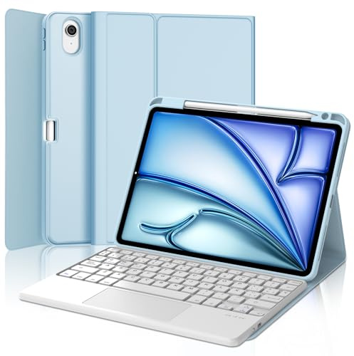 JADEMALL Tastiera con Touchpad per iPad Air 11 M2/M3/M4 2024/2025/2026