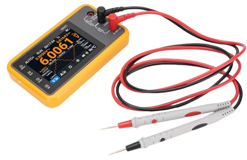 Cocoarm 3 en 1 Multímetro Digital, Material ABS, Osciloscopio y Generador de Señales, Velocidad de Muestreo de 50 /s, Ideal para Pruebas Electrónicas y Proyectos de Bricolaje