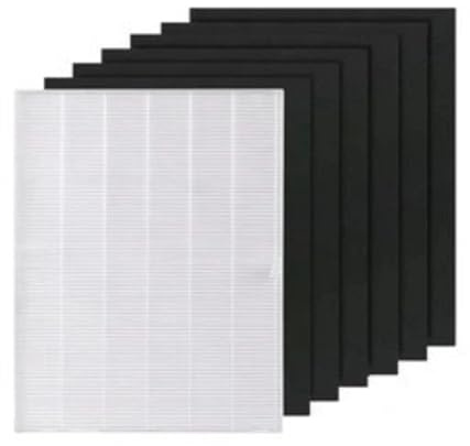 115115 - Filtro de aire HEPA y 6 prefiltros de carbono para purificador de aire Winix Zero P300 (AZBU330-HWB), H13 True HEPA y filtros de repuesto de carbón activado