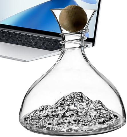 Decanter Per Vino Con Tappo - Grande Capacità 1800 Ml, Bicchiere Aeratore Per Vino | Servizio Da Bar Premium Per Collezionisti Di Ristoranti Domestici, Feste, Degustazioni Di Vini, Eventi,