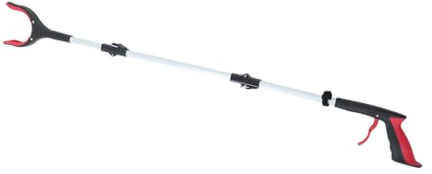 GOOHOCHY Recogedor de Basura Plegable de Tres Pliegues Pinza Larga y Diseño Compacto, Herramienta Portátil para Alcanzar Objetos Hogar y Exteriores, Uso Cómodo para Personas Movilidad
