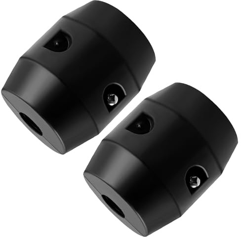 Ciieeo Boule Lestée Noire en Plastique Facile à Installer pour Robinet Évier la Cuisine Poids Coulissant 2pcs pour Tuyau D'arrosage
