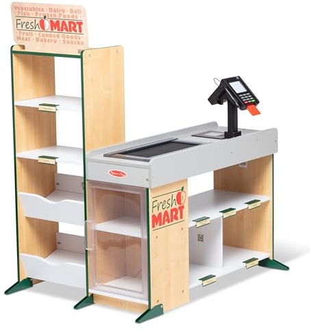 Melissa & Doug 19340 | FRESH MART-LEBENSMITTELÄDCHEN | Rollenspielzeug | 3+ years