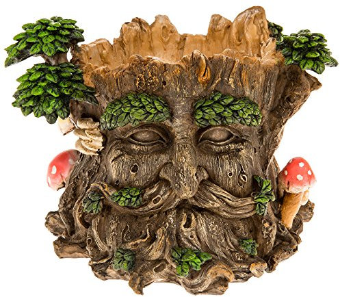 SC Gifts GORGEOUS GREENMAN FACE PLANTER DECORATIVE GARDEN NEW & BOXED