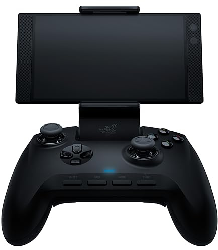 Razer Raiju Mobile - Commandes sans fil et filaire, Application mobile pour Android, noir