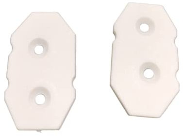 Coppia tappi esagonali terminali per tenda da sole a caduta ricambi accessori