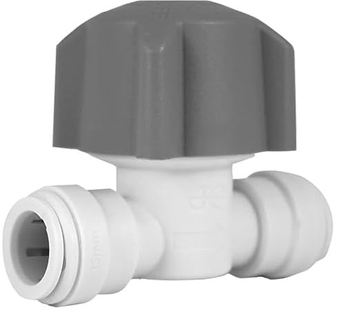 15STV/2 Stop Valve 15MM, Plastic Construction, Demountable, Suitable for Use on Hot & Cold Water Systems, 1 in Pack