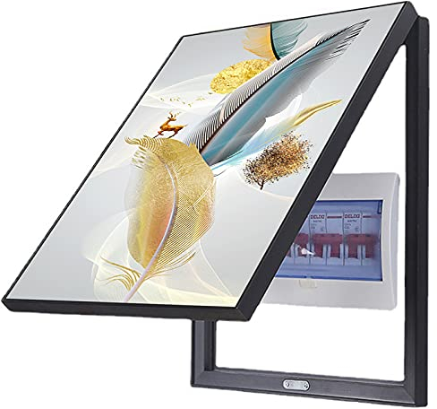 Sicherungskasten Abdeckung Schrank, Schalttafelabdeckung, dekorativer Deckel, der kreative Schaltkasten, einfache Abdeckung, dekorative Zähler, Stromzählerkasten, leer, dekorative Malerei, B, 50 x 60